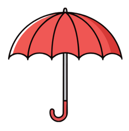 Red Umbrella Red Umbrella Symbol